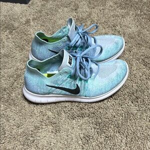 Nike Light Blue Running Shoes